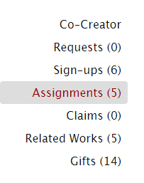 Assignments Link